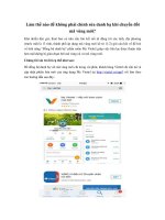 Làm thế nào để không phải chỉnh sửa danh bạ khi chuyển đổi mã vùng mới?