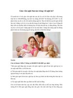 Giáo viên nghỉ thai sản trùng với thời gian nghỉ hè: Được bố trí tiếp thời gian nghỉ