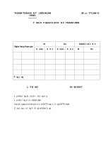 Mẫu số TTLNH-10: Tổng hợp giao dịch đơn vị thành viên