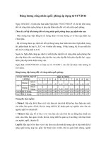 Bảng lương mới của công nhân quốc phòng