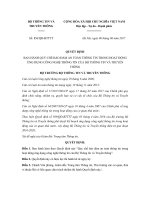 Quyết định 856/QĐ-BTTTT Quy chế bảo đảm an toàn thông tin trong hoạt động ứng dụng công nghệ thông tin