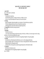 BẢNG MÔ TẢ CÁC KIẾN THỨC CHƯƠNG 3 MÔN HOÁ HỌC LỚP 9