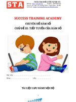 Toán Hàm Số  Chuyên đề tiếp tuyendocx 