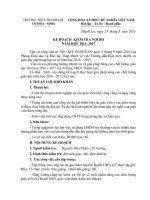 KẾ HOẠCH KIỂM TRA NỘI BỘ NĂM HỌC 2016 2017 tổ Hóa Sinh