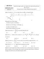Đề thi thử THPTQG năm 2017   megabook   đề số 20   có lời giải 
