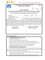 Bản cam kết thực hiện chính sách dân số - kế hoạch hóa gia đình