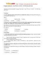 Giải bài tập SGK Tiếng Anh lớp 12 Chương trình mới: Review 4 (Unit 9 - 10)