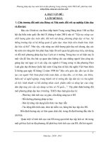 Phương pháp dạy học môn lịch sử địa phương trong chương trình THCS để  phát huy tính năng động, sáng tạo của học sinh 