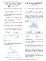 Đề thi thử Môn Toán 2017 ở Trường  đoàn trí dũng lần 5 