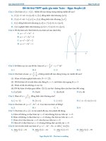 Đề thi thử Môn Toán 2017 ở Trường   ngọc huyền LB (tự soạn)  ( Có đáp án )