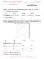 Đề thi thử Môn Toán 2017 ở Trường lương văn tuỵ lần 1 