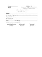 Mẫu số 05-TT: Giấy đề nghị thanh toán