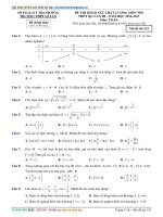 Đề thi thử Môn Toán 2017 ở Trường  lê lợi lần 3  ( Có đáp án )