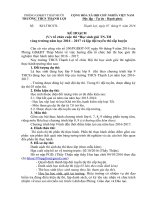 KẾ HOẠCH tổ chức cuộc thi Học sinh giỏi Thí nghiệm thực hành vòng trường năm học 2016 2017 và lập đội tuyển thi cấp huyện