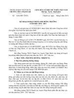 KẾ HOẠCH HOẠT ĐỘNG HỘI ĐỒNG TRƯỜNG NĂM HỌC 2016 2017