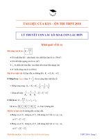 Lý thuyết con lắc lò xo con lắc đơn 