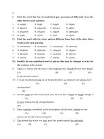 40 bo de trac nghiem tieng anh 12 VB