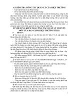 NỘI DUNG KIỂM TRA CÔNG tác QUẢN lý  CHUYÊN môn của BGH TRƯỜNG THPT 