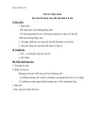 Giáo án Địa lý 6 bài 16: Thực hành Đọc bản đồ (hoặc lược đồ) địa hình tỉ lệ lớn