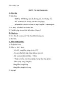 Giáo án Địa lý 6 bài 15: Các mỏ khoáng sản