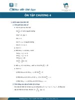 Tóm tắt bài học - Ôn tập Môn Toán Lớp 11 D27