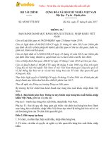 Thông tư 65/2017/TT-BTC về danh mục hàng hóa xuất khẩu, nhập khẩu Việt Nam