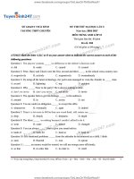 de thi thu thpt qg mon anh truong thpt chuyen thai binh lan 3 nam 2017 bak 