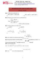 Bài test đầu khóa 11 