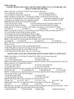 Trắc nghiệm tư tưởng Hồ Chí Minh