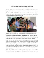 Giải mã các ký hiệu trên thị thực nhập cảnh