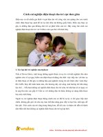 Cách cai nghiện điện thoại cho trẻ cực đơn giản