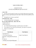 Giáo án Tiếng Việt 3 tuần 4: Luyện từ và câu - Mở rộng vốn từ: Gia đình