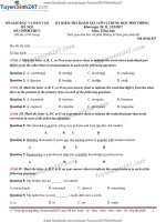  de thi thu thpt qg mon anh so gd dt ha noi nam 2017 