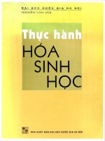 Thực hành hóa sinh học – ĐHQG hà nội
