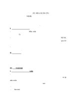 Giáo án lớp lá (5 - 6 tuổi): Mùa xuân