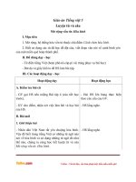 Giáo án Tiếng Việt 5 tuần 5: Luyện từ và câu - Mở rộng vốn từ: Hòa bình