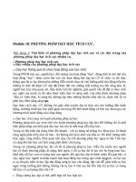 Tài liệu bồi dưỡng thường xuyên MODULE THCS18 