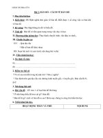 Giáo án Địa lý 6 bài 2: Bản đồ - Cách vẽ bản đồ