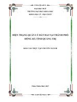 BÁO CÁO THỰC TẬP   QUẢN LÝ TÀI NGUYÊN VÀ MÔI TRƯỜNG