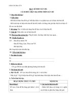 Giáo án Địa lý 6 bài 5: Kí hiệu bản đồ. Cách biểu hiện địa hình trên bản đồ