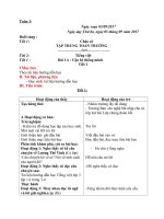 Giáo án tuần 1 lớp 3 VNEN