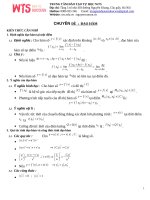 CHUYÊN đề đạo hàm 