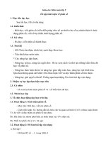 Giáo án soạn theo hướng phát triển năng lực môn toán lớp 5 tuần 1+2