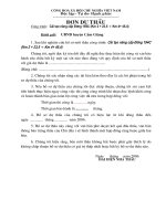 Hồ sơ pháp lý tham gia đấu thầu 