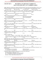 Trắc nghiệm lý thuyết hóa hữu cơ nguyễn minh tuấn 