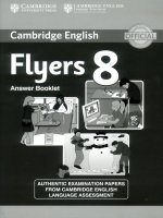 Flyers 8 answer booklet  