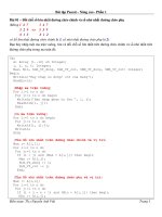 Bài tập Pascal 07  Bài tập nâng cao phần 1