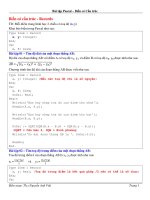 Bài tập Pascal 09  Biến có cấu trúc