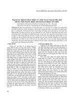 Mạch tự động phát hiện và nối ngắn mạch pha rò dùng cho mạng điện mỏ hầm lò điện áp 1140v