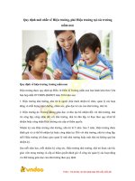 Quy định về Hiệu trưởng, phó Hiệu trưởng tại các trường mầm non